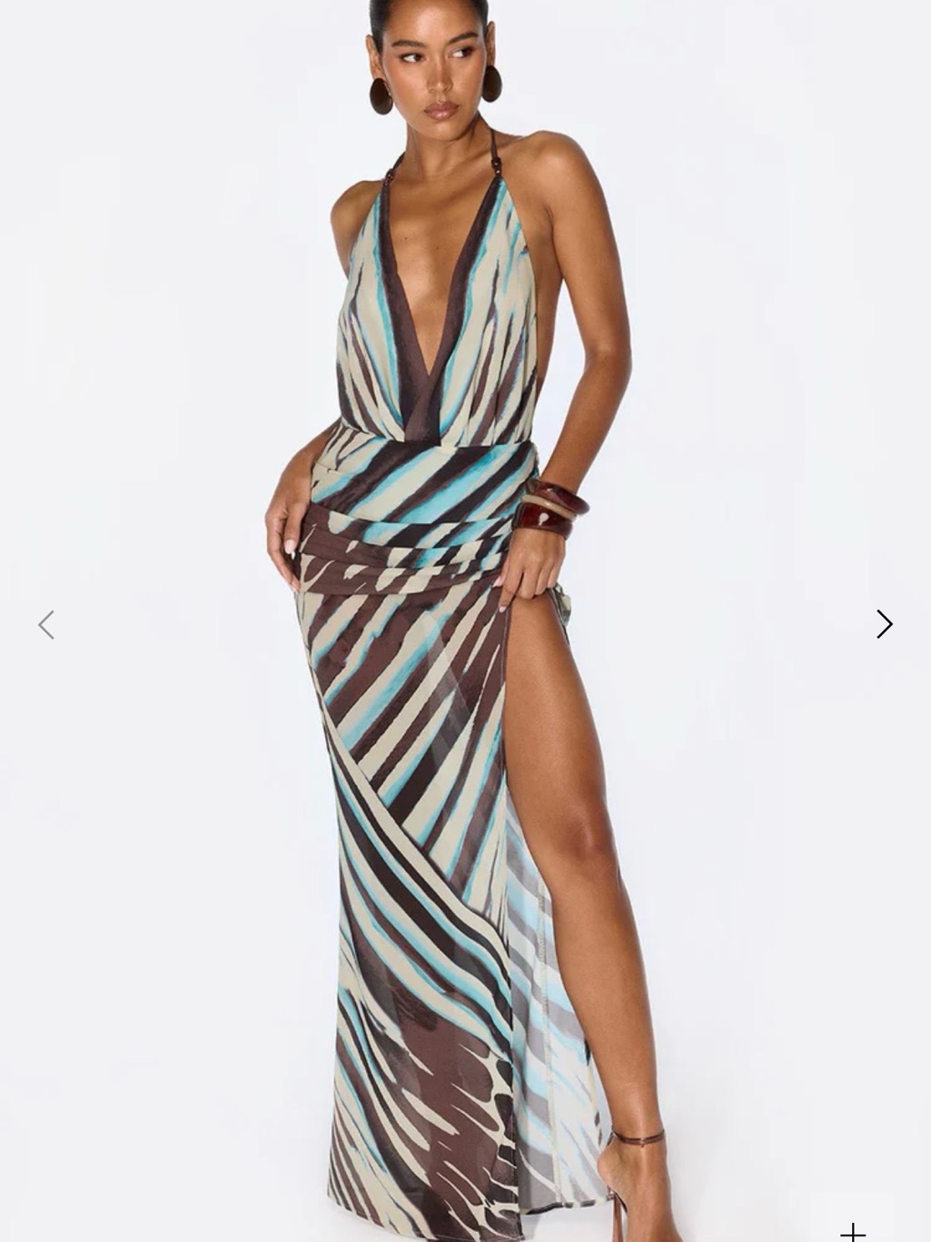 Murci Dress Zebra Print